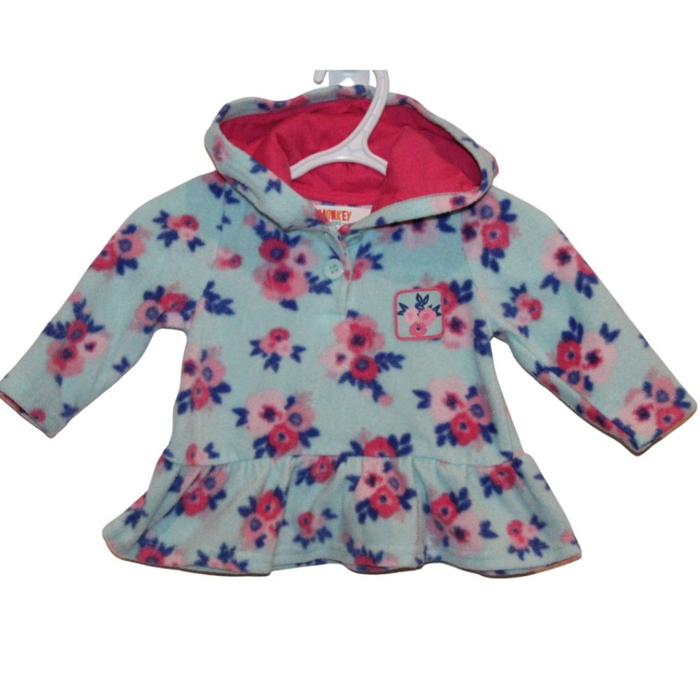 2/$20 🏷 Monkey Bars Infant Fleece Pullover Size 3-6m